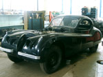 Jaguar XK120 en cours de restauration Jaguar XK120 en cours de restauration