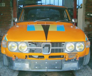 sortie de garage de la saab 99 sortie de garage de la saab 99