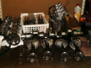 moteur démonté 