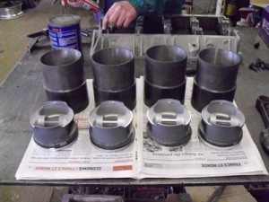 chemises pistons